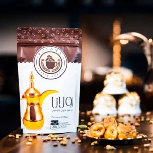 Rolana Arabic Premium Coffee-200g - بن فاخر بالهيل والزعفران-رولانا